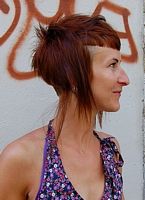 fryzury krótkie - uczesanie damskie z włosów krótkich zdjęcie numer 166
